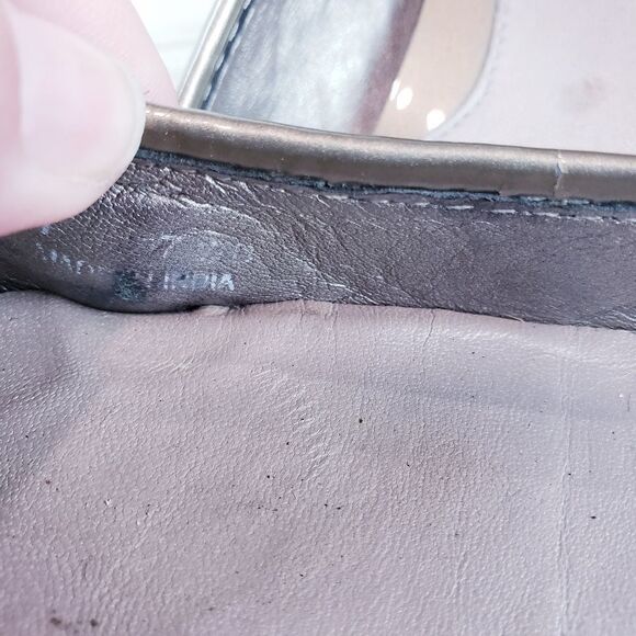 Cole Haan Silver Woven Ballet Flats - Picture 5 of 5